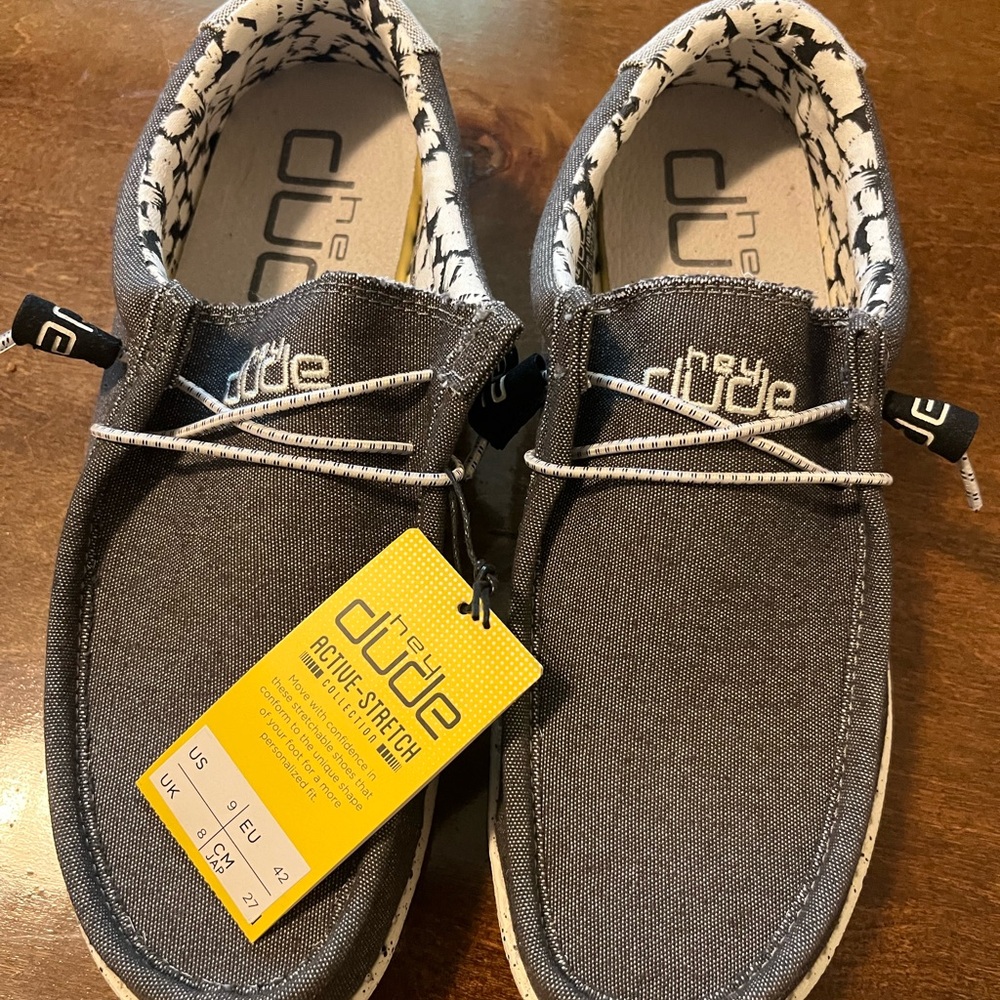 Hey Dude Gray Loafers